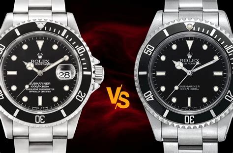 rolex submariner ceramic date vs no date|rolex no date submariner 2021.